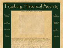 Tablet Screenshot of fryeburghistorical.org